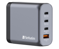 VERBATIM GNC-140 32203 GaN 140W, PD 3.1, QC 3.0 3x USB-C, 1x USB-A, UE / UK ANVE14W5AQGG - 1199636 - zdjęcie 5